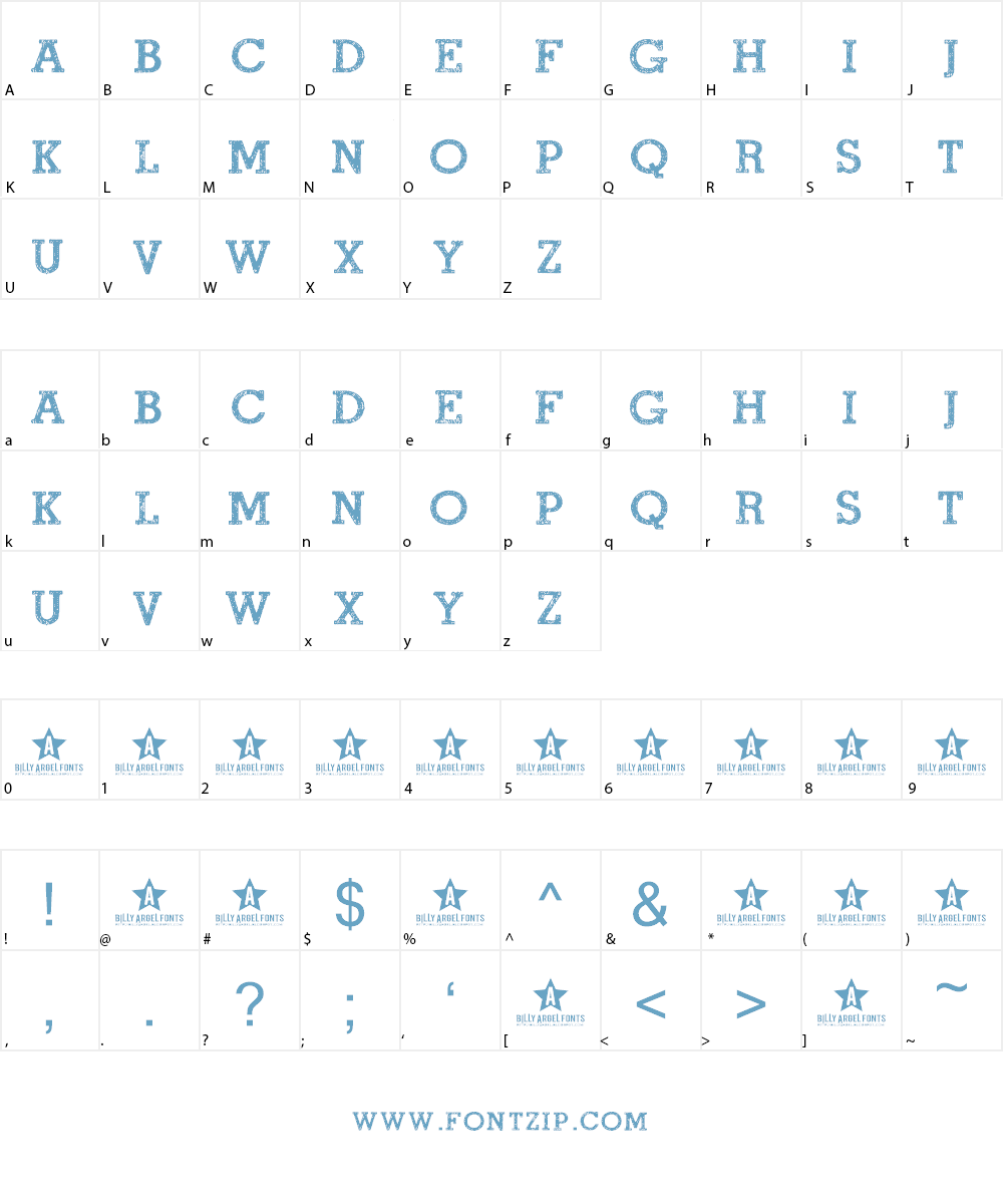 ROAD MOVIE Font Character